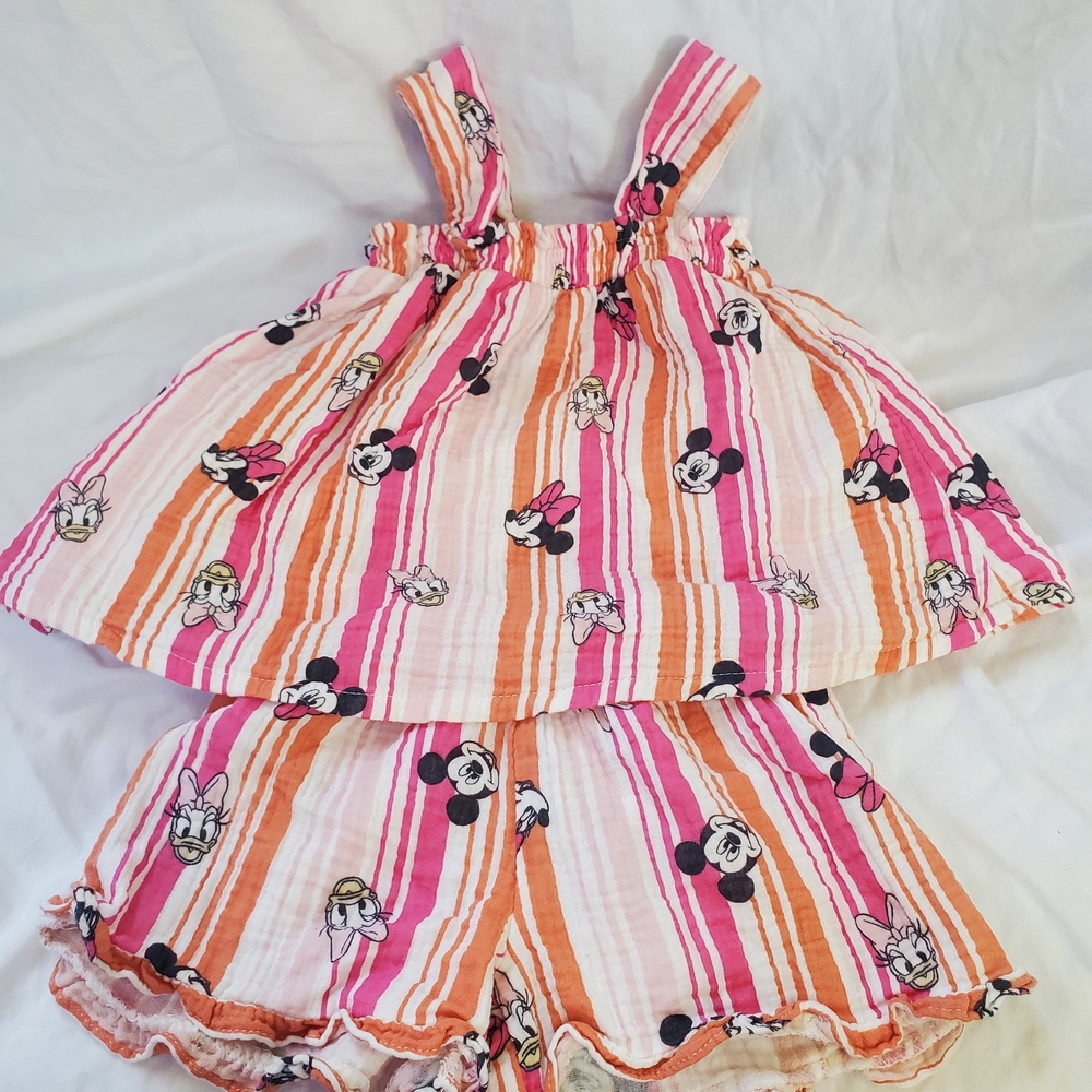Disney Pink and White 2-Piece Set